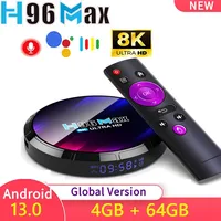 H96 MAX RK3528 Smart TV Box Android 13 TVBox 4G 64G 32G WiFi6 5G Dual Wifi 4K 8K Google Voice Assistant Media Player Set Top Box