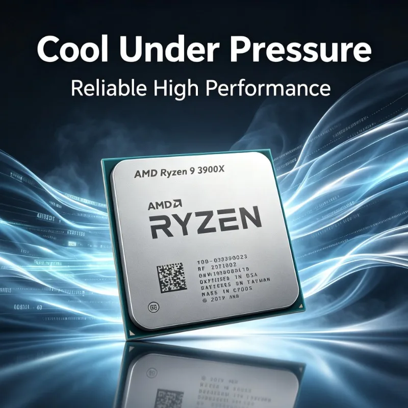 R9 3900X AMD Ryzen9 AM4 Upgrade Processor Zen2 3.8GHz Base 12 Core 24 Thread Tray Without Fan