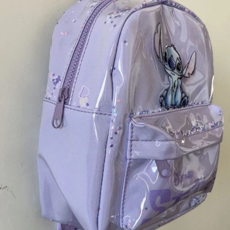 Nieuwe Disney Cartoon Stitch Pailletten Rugzak Kleuterschool Schooltas Dame Meisjes Bal Verjaardagscadeau