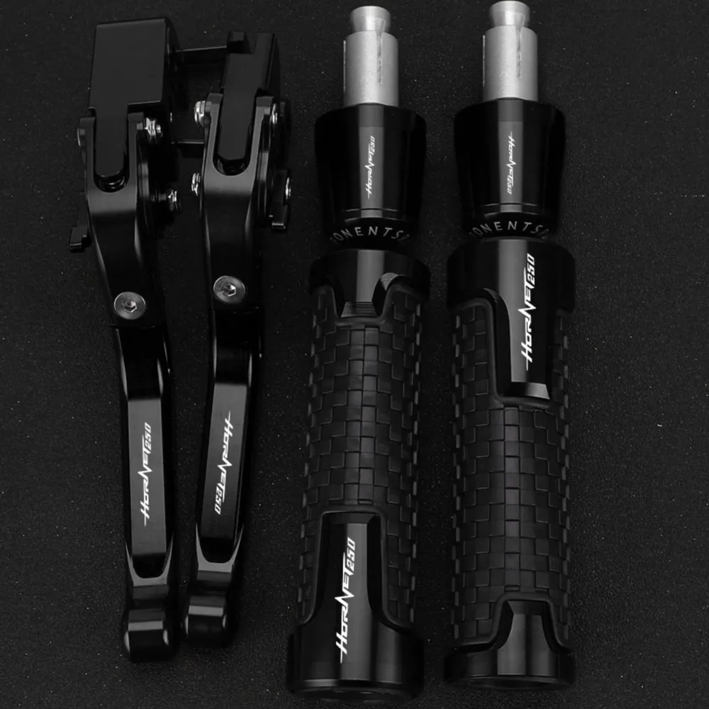 

FOR HONDA HORNET250 HORNET 250 2001 Accessories Adjustable Brake Clutch Lever CNC Foldable Extendable Handlebar Handle Bar Grips