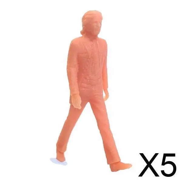 

Реалистичная миниатюрная модель в масштабе 1/64, фигурки людей, неокрашенная кукла для архитектурного макета «сделай сам»