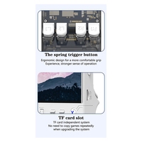 4.0-Inch R36 Ultra Retro Handheld Game Console Open-Source Linux System 128GB Portable Video Player Handheld Game D-A86Z