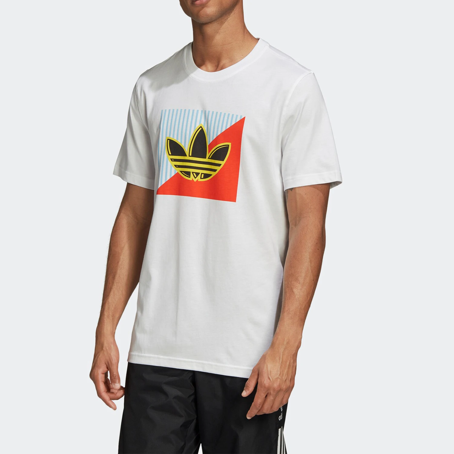 

Adidas оригинальная мужская футболка с коротким рукавом с логотипом DIAGONAL FM3389