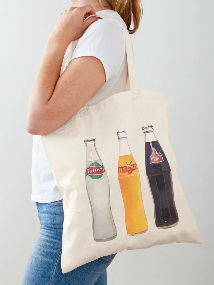 Limca x Maaza x Thums Up Tote Bag shopper bag women tote bag screen hand bags
