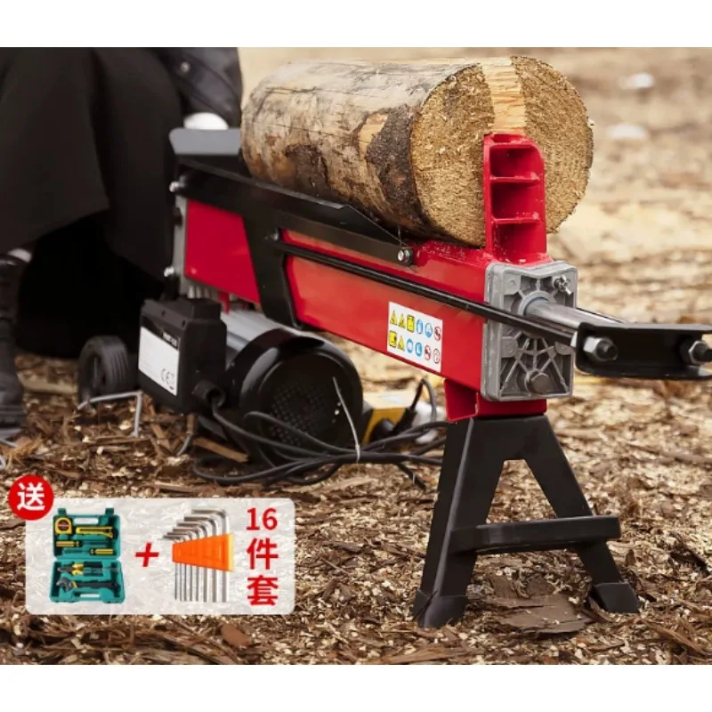 Portable Fast Hydraulic Wood Splitter, Heavy-duty Firewood Splitter, Suitable for Outdoor, Garden, Farm and Home Use
