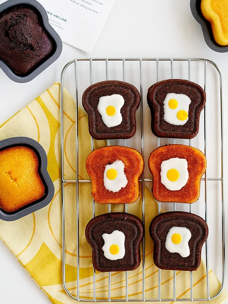 Adorable molde para bizcocho de esponja para tostadas, herrentas para hornear de estilo de dibujos animados, Material...