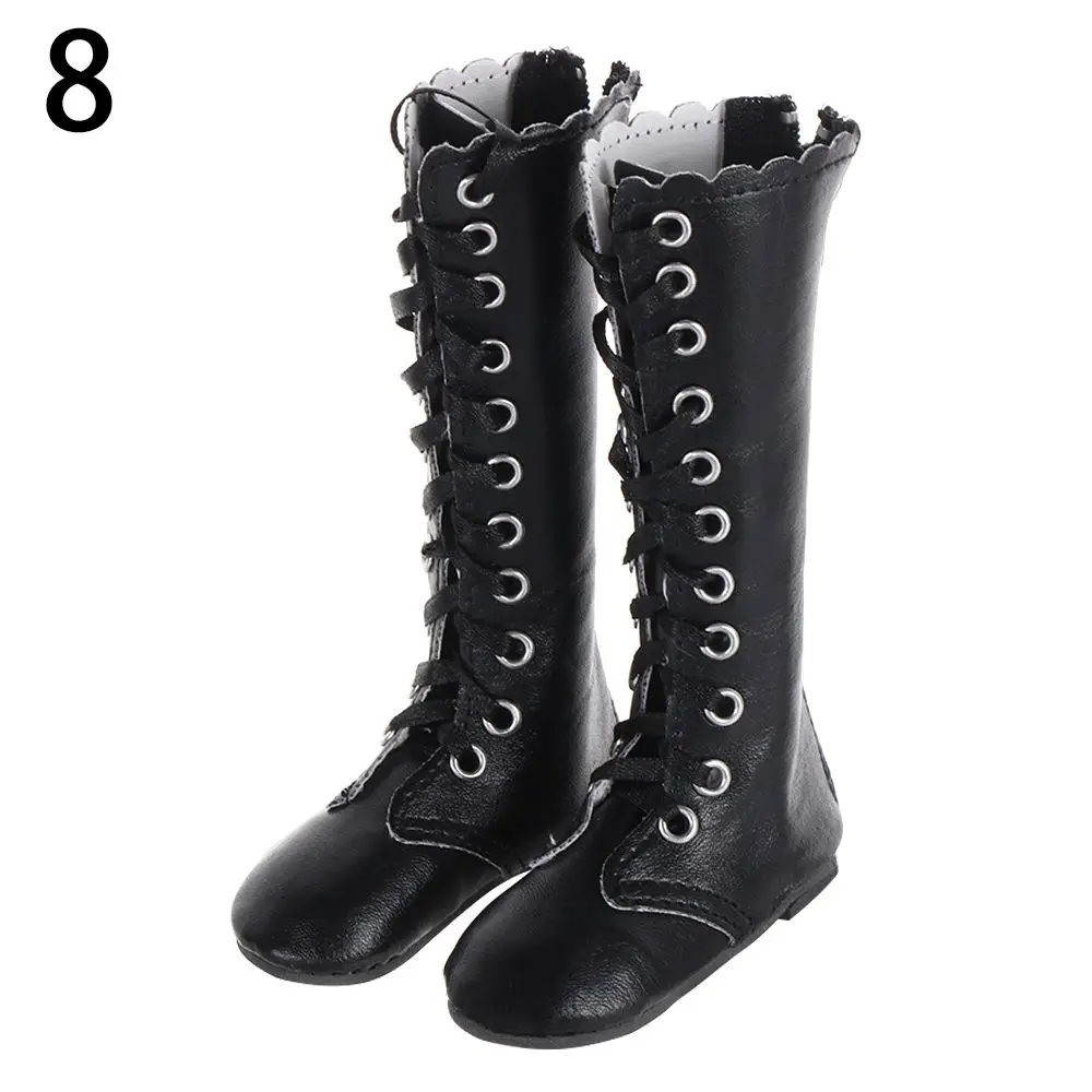PU Leather 1/3 7.8CM  Wearing 60cm  Boots Play House Accessories Fabric Shoes Differents Color