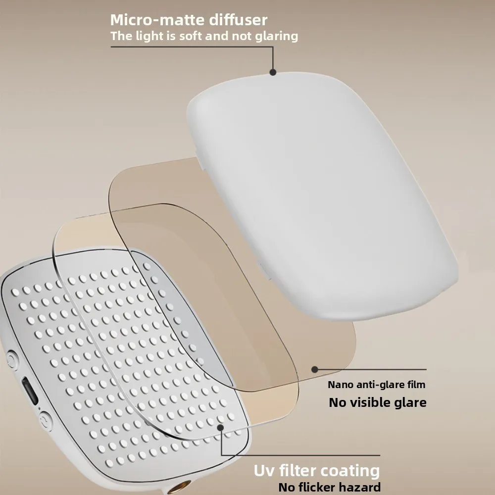 With Makeup Mirror Phone Selfie Light Portable Detachable Mobile Phone Fill Light Mini Rechargeable LED Phone Fill Light