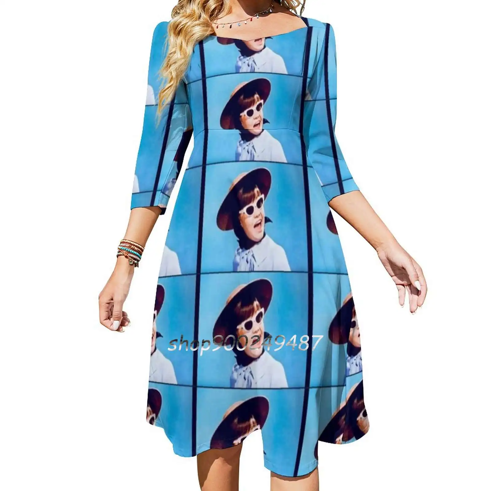 Sally Field Is Gidget Women Spring Autumn Long Sleeve Dress Female Casual Dress Sally Field Gidget Vintage Television Vintage