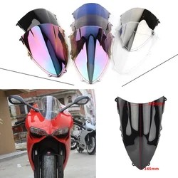 Motorcycle Double Bubble Windshield Deflector Protector Wind Screen For Ducati Panigale 1199 899 1199S 1199R 2011-2015 2016 2017