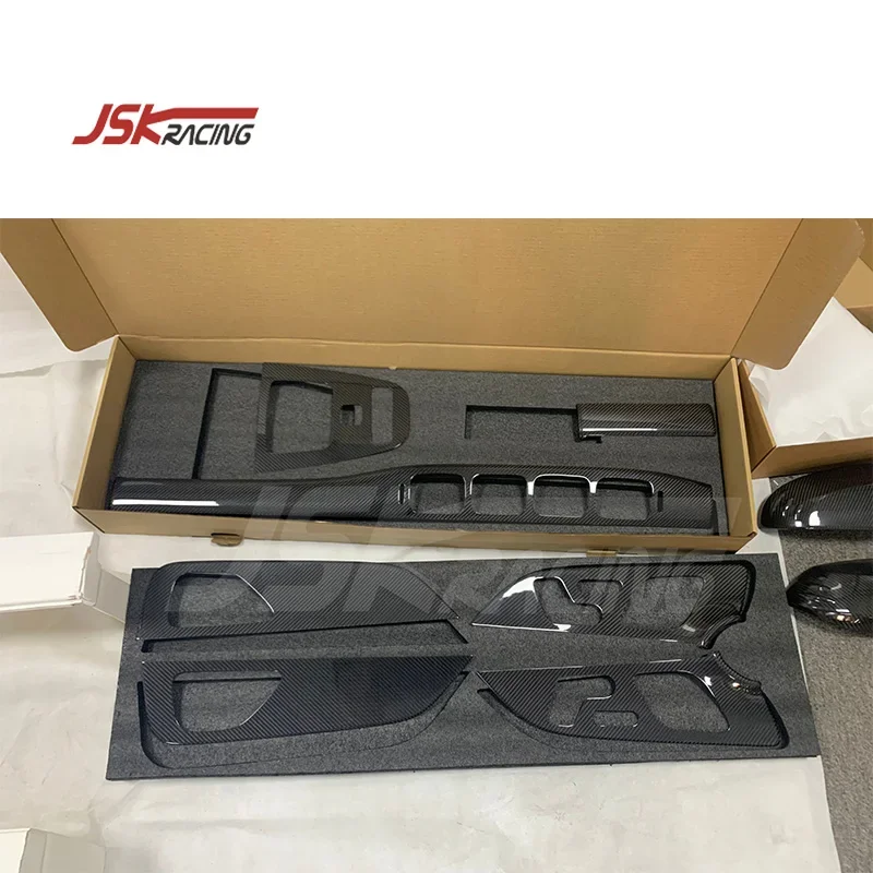 Dry Carbon Fiber Interior Trim for 2019-2023 for  Mercedes Benz W167 Gle350 Interior Kit Modified Upgraded (7 Pcs)!