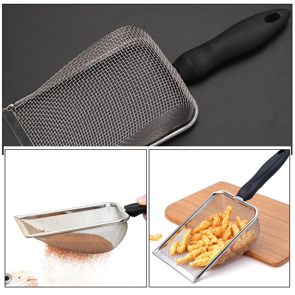 مجرفة فلتر رمل الشاطئ المحمولة للأطفال، مجرفة شبكية للأغذية، فضلات الحيوانات الأليفة، الصدف، الأنشطة الخارجية، لعبة فلتر الرمل البلاستيكية