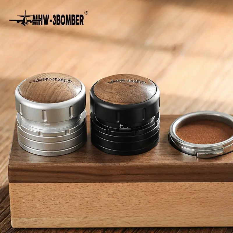 

58.35MM Coffee Distributor Gravity Adaptive Espresso Distribution Adjustable Depth Professional Home Barista Kitchen Press Tools