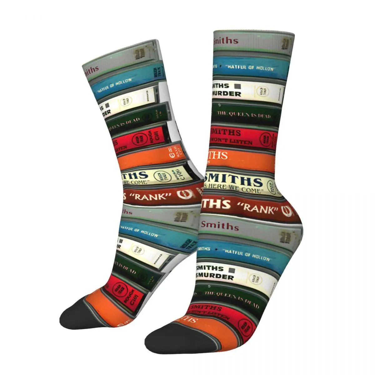 The Smiths Cassettes Men's Socks Retro Harajuku The Smiths Street Style Novelty Casual Crew Sock