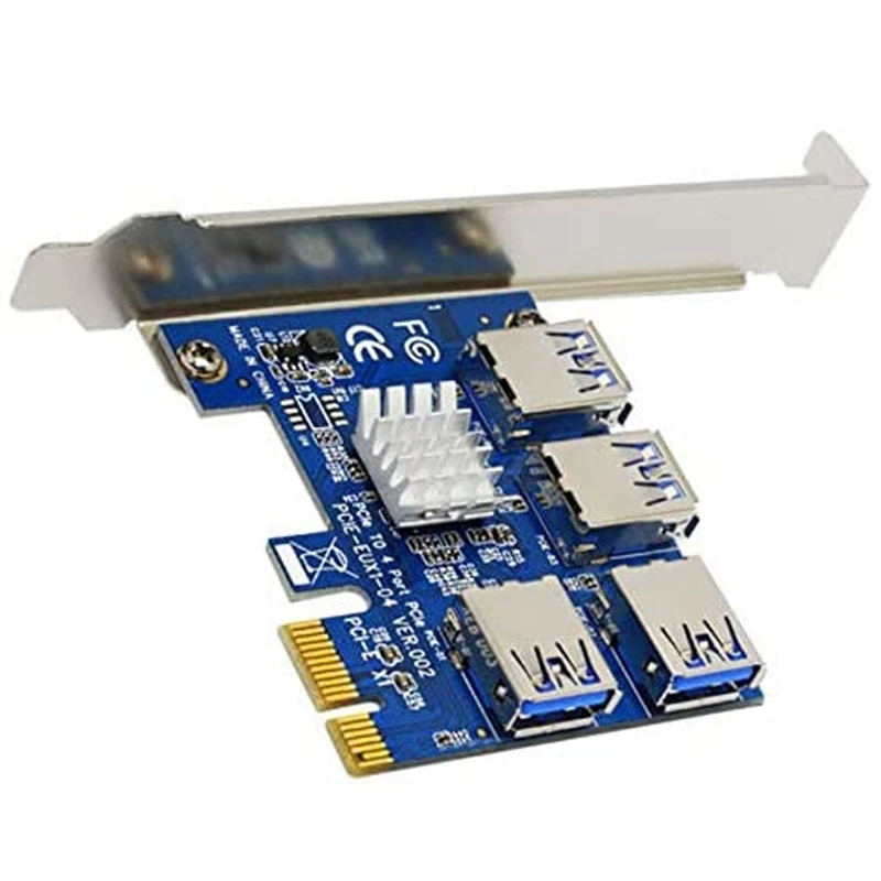 

Расширение Pcie от 1 до 4 слотов Pci-Express 16X, внешние 4 адаптера Pci-E USB 3.0, подходящие для