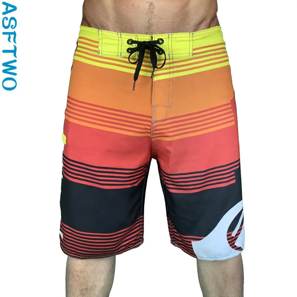 

Watertight Peach Leather Velvet Quick-drying Printed Beach Pants in Summer New Spot Surfing Five-point Shorts