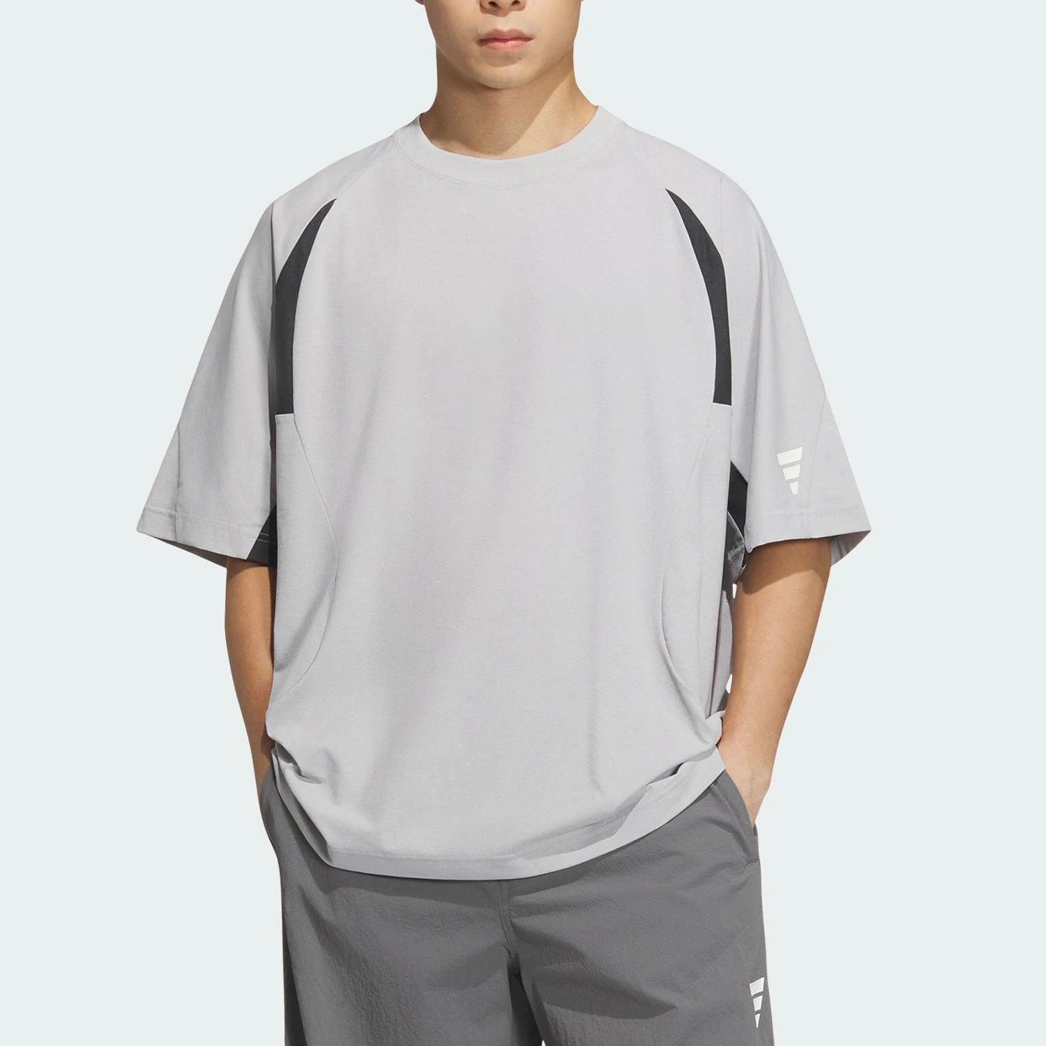 

Adidas подлинная мужская футболка FOS свободная трикотажная повседневная рубашка с короткими рукавами, JENN620