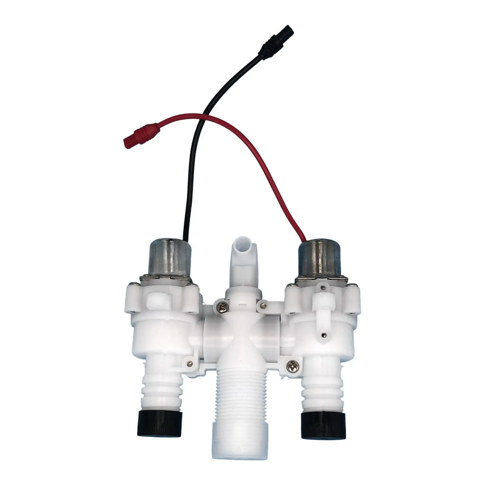 

Tankless Toilet Solenoid Valve Easy Install Plastic Flushing Valve for Bathroom Water Control Fixing