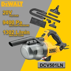 DEWALT 20V Brushless Vacuum Cleaner Cordless (Without Battery and Charger) Household Dust Collector DCV501LN