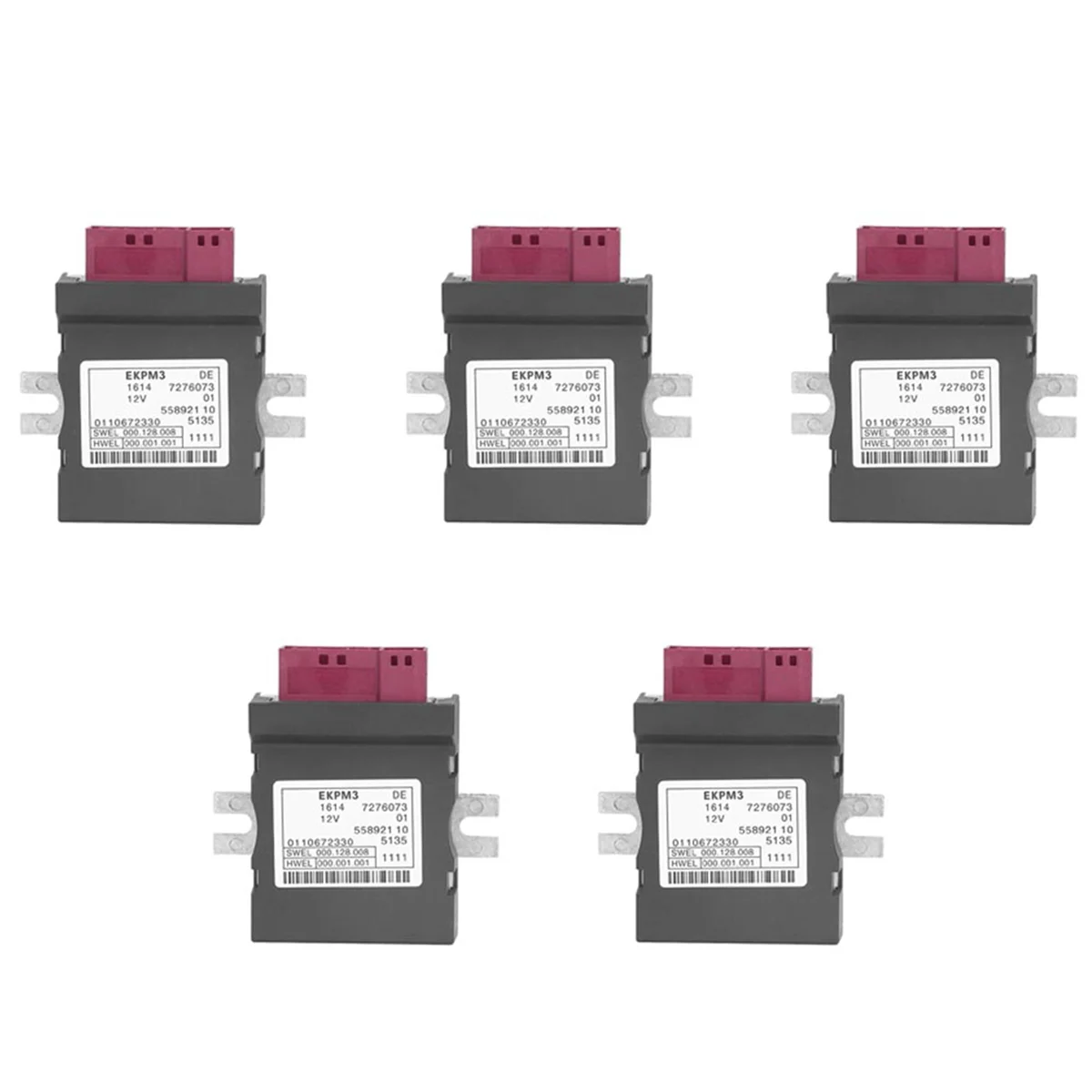 

5X New Fuel Pump Oil Control Module Unit for -BMW 3, 5, 6, 7, X3 Series F07, F10, F13, F02, F03, F25 16147276073