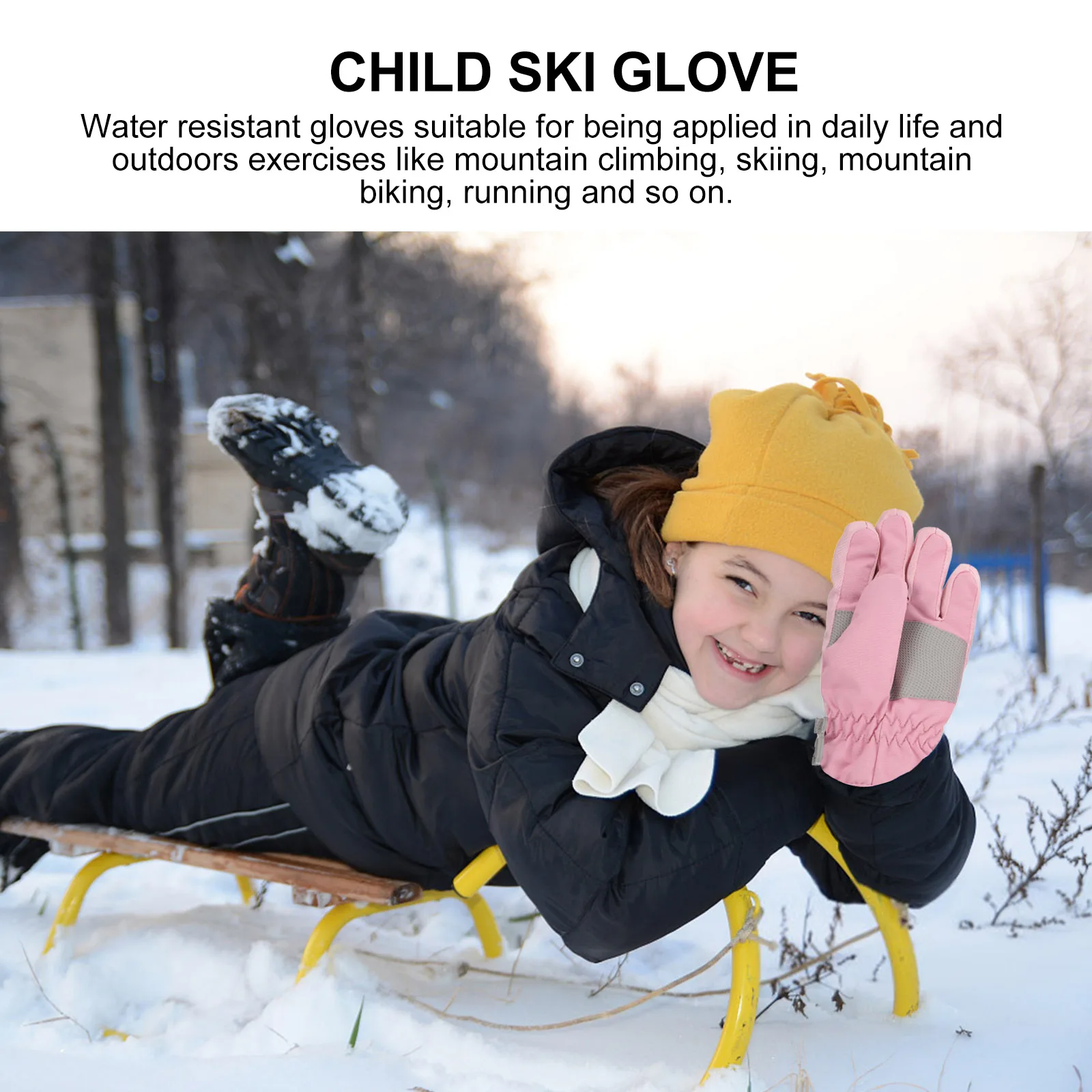 

Gloves Windproof Warm Winddicht Skihandschuhe Kinder Girl Women Skifahren Pink Man