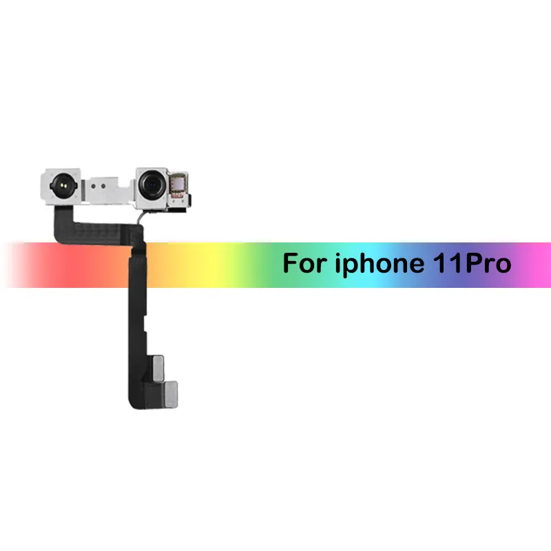 Piccola fotocamera frontale testata per iPhone 11 11pro 11Pro Max sensore di prossimità Face Front Camera Flex Cable Repair Part