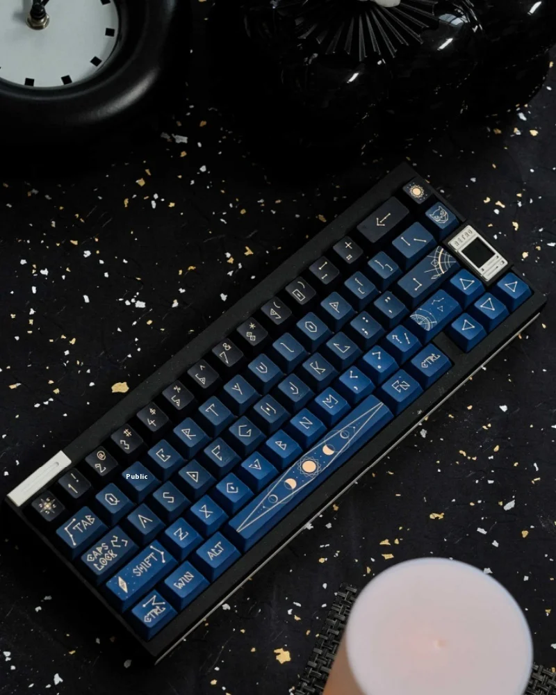 Daydreamer-Tapa de teclado de estrella, accesorio mecánico personalizado, Pbt, sublimación térmica, Retro, Original, muy Boogeyman