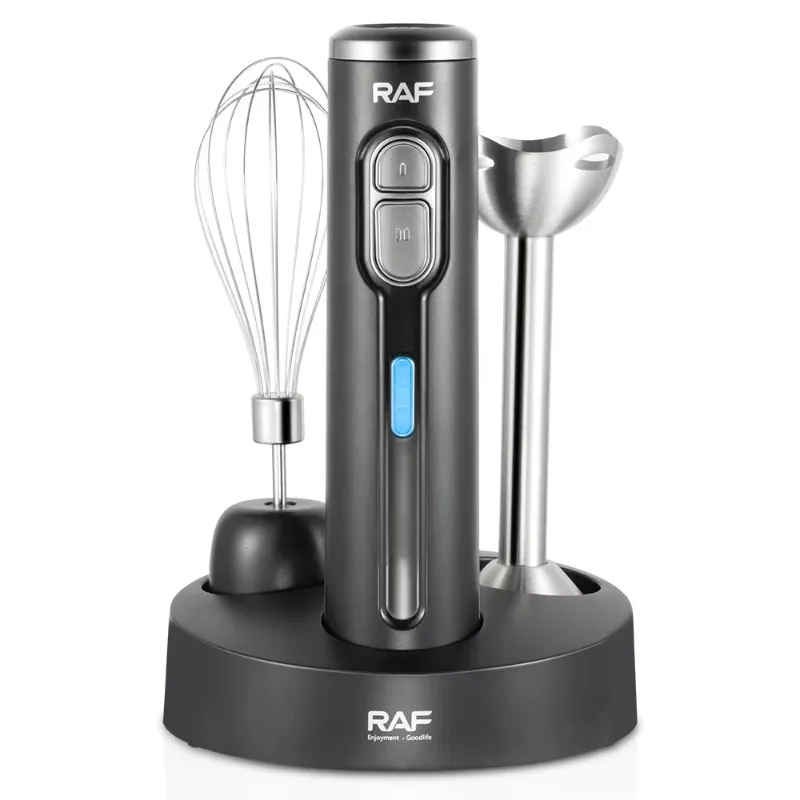 200W Cordless Blender Set 4 in 1 Rechargeable Handheld Blender with 2000mAh Battery 700ml Tank and Stainless Steel Blade