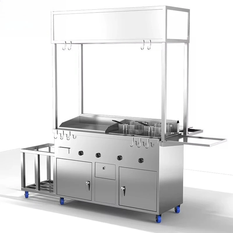 Stainless steel food trucks for commercial and mobile sales