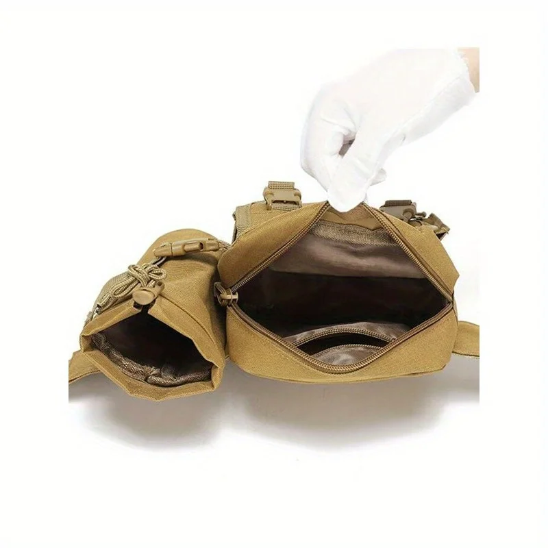 التكتيكية الرجال الخصر حزمة النايلون المشي لمسافات طويلة زجاجة ماء الهاتف الحقيبة الرياضة في الهواء الطلق الصيد تسلق التخييم حقيبة بحزام