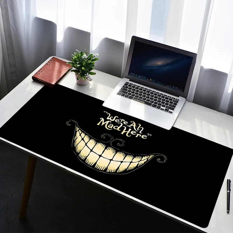 

Mouse Pad Office Gaming Accessories Keyboard Pad Anime Print Mousepad Laptop Desk C-cheshire Cat Alice In Wonderland Mouse Mat