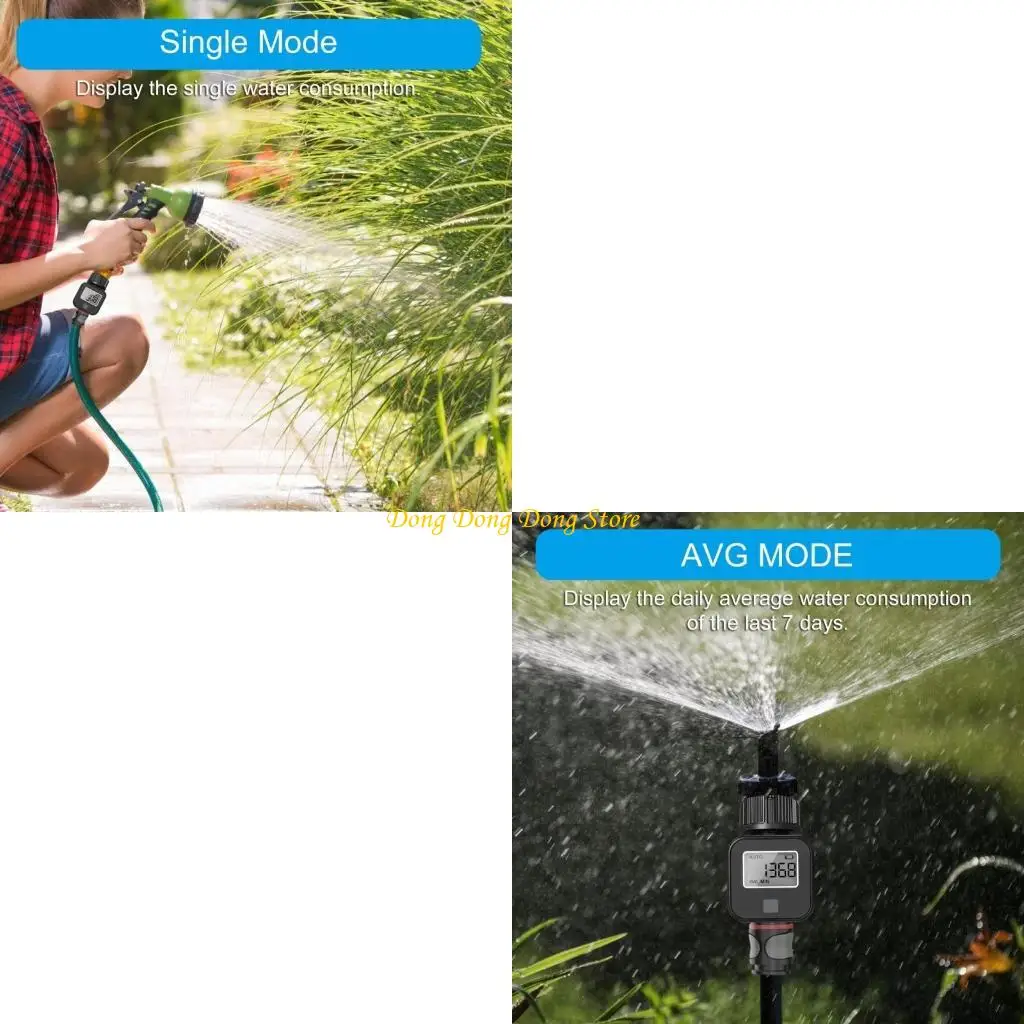 

Digital Water Meter Standard 3/4" Hose Water Meter For Outdoor Garden Hose,Watering Irrigation,Water Tanks Filling
