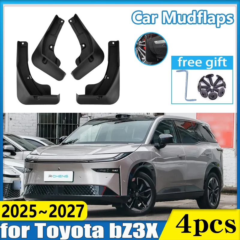 

for Toyota bZ3X EG10 2025 2026 Car Mudflaps Fender Front Wheel Mud Flaps Guards Splash Anti-scratch Mudguards Auto Accessories