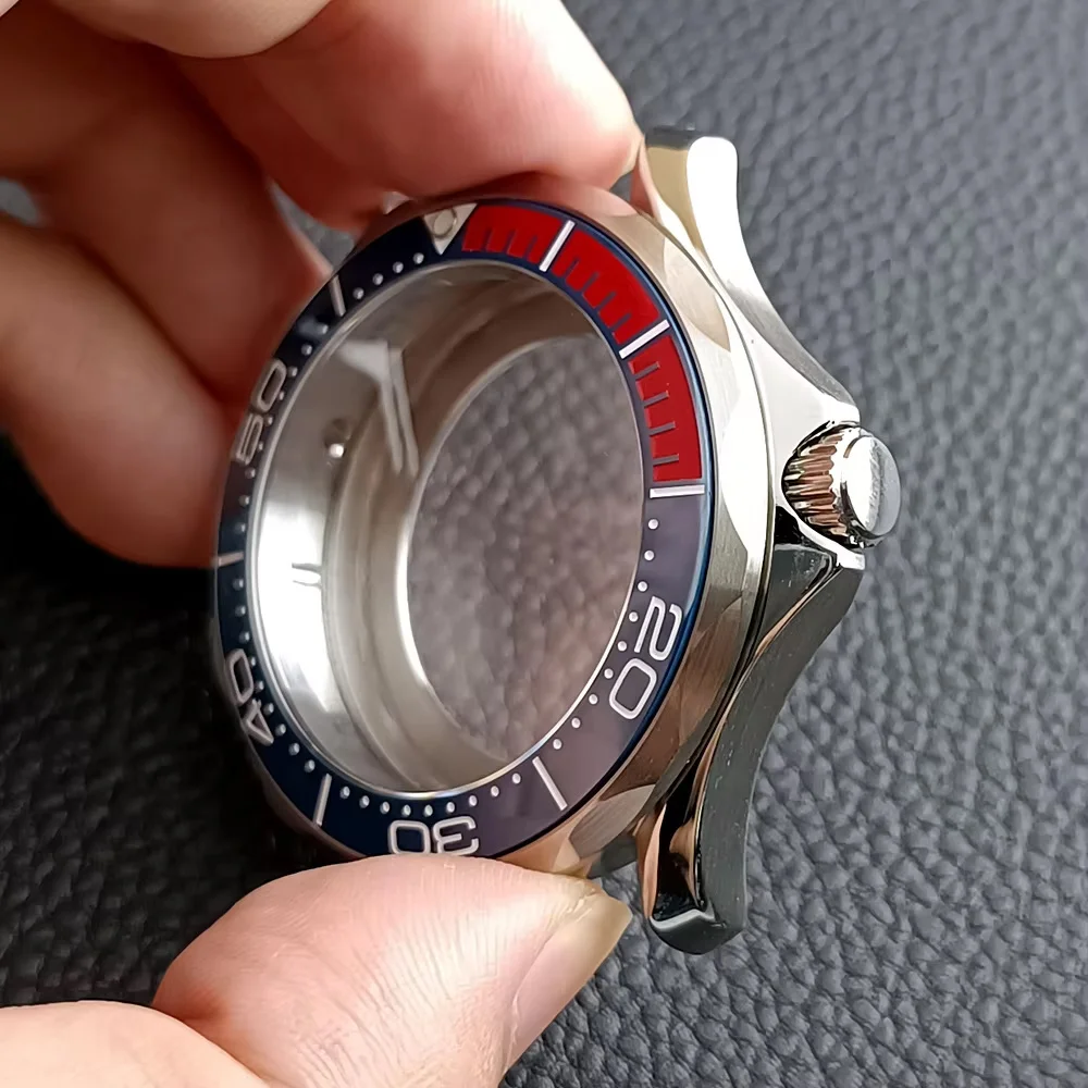 Caja de relojes de marca de lujo para hombre, 42mm, para movimiento NH34/NH35/NH36, correa de 20mm, accesorios para reloj, caja de reloj de pulsera de zafiro