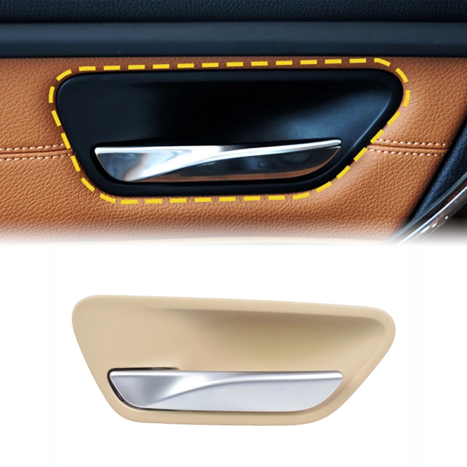 

Inner Door Bowl Pull Handle Assembly For BMW 3 4 Series F30 F31 F34 F35 F80 F32 F33 F36 F82 F83 2013-2019