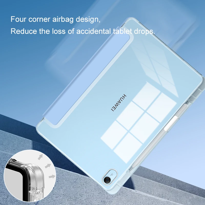 Tablet case for Huawei MatePad 11.5inch soft case with pen slot can be put pen has a bottom case fixed flat