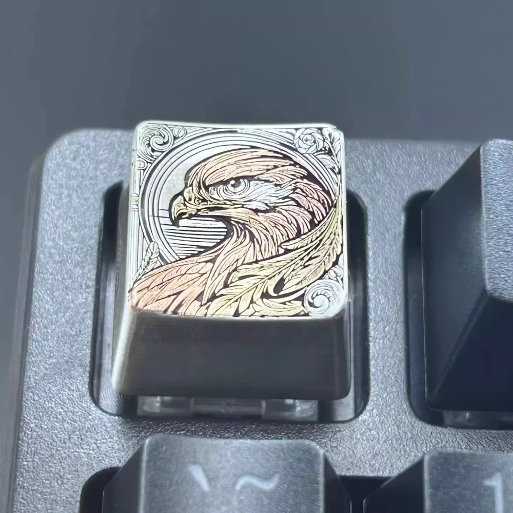 

Keycaps for Mechanical Keyboard Metallic Personalized Customized Design Based on Pictures Sterling Silver Gaming Accessory Gift