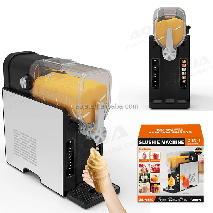

STLF Commercial Portable Granita Soft Icee Ice Cream Frozen Drink Slushie Slushy Slush Maker Making Machine Ice Cream Maker Hom