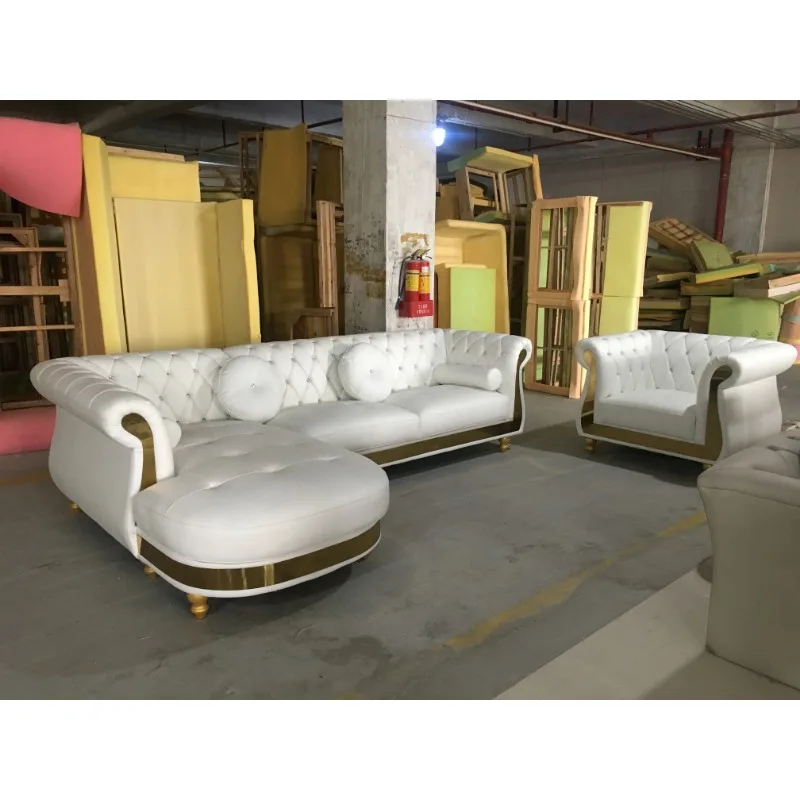 Modern living room corner sofa set furniture