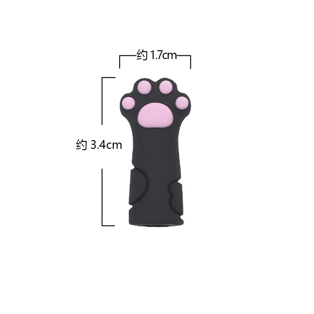 2Pcs Cat Paw Knitting Needle Stoppers, Tip Protectors for Size 11-17 Needles, Cute Knitting Accessories view 6