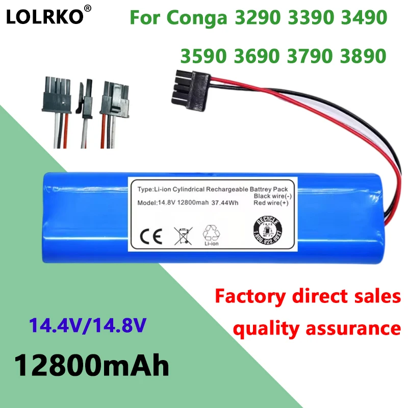 14.8V STYTJ02YM Battery for Xiaomi Mop Pro/Mop 2S Robot Vacuum Cleaner Replacement Battery for Yunmi MVVC01-JG/Haier JX37