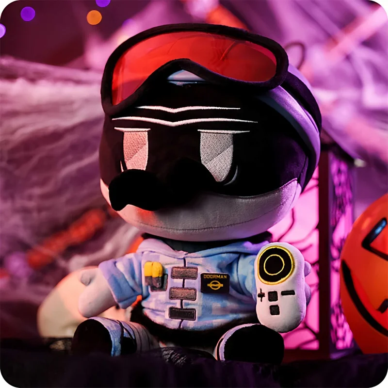 Genuine Murder Drones 28cm Pajama Series Plush Stuffed Toy Anime Character Periphery Uzi Khan Room Decorations Collecting Gifts