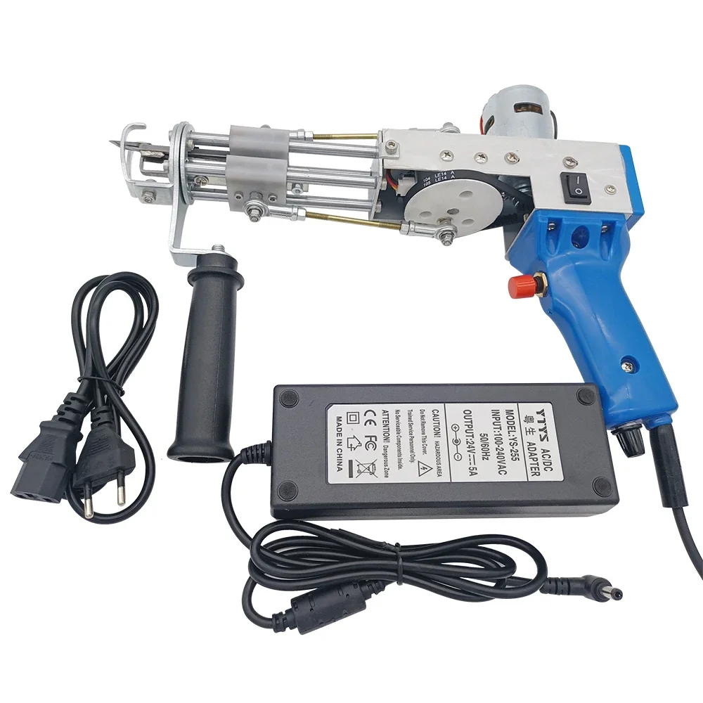 Electric carpet tufting gun hand gun Carpet weaving flocking machines Loop Pile Cut pile