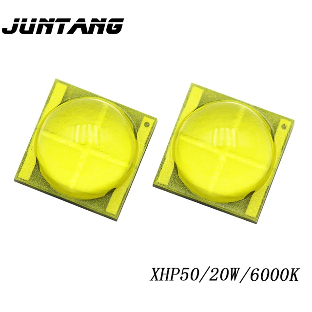Koraliki XHP50 o dużej mocy 20 W białe światło 120 stopni kąt luminancji 3 V/6 V koraliki do latarki