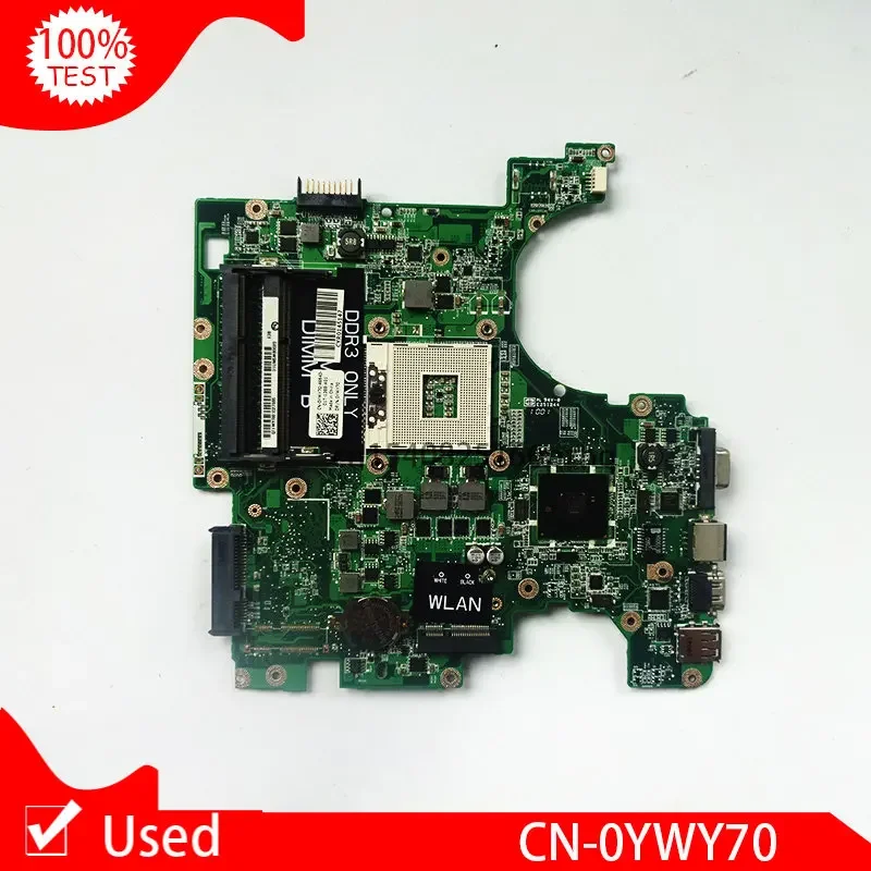 Used CN-0YWY70 0YWY70 YWY70 For DELL Insprion 17R 1764 1564 Laptop Motherboard DAUM3BMB6E0 HM55 DDR3 Notebook Mainboard