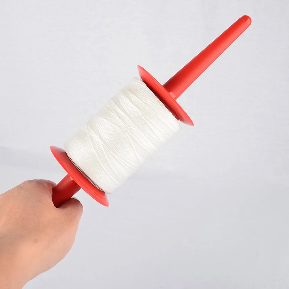 2 個のスプール軽量で耐久性のあるアウトドアスポーツツール凧糸ポータブル凧アクセサリー屋外用ラインワインダー付き