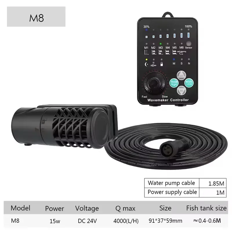 Aquarium Cross Flow Wave Maker Fish Tank Surfing Circulation Gyre Wavemaker Wave Pump Pompa Di Movimento Bomba De Circulacao