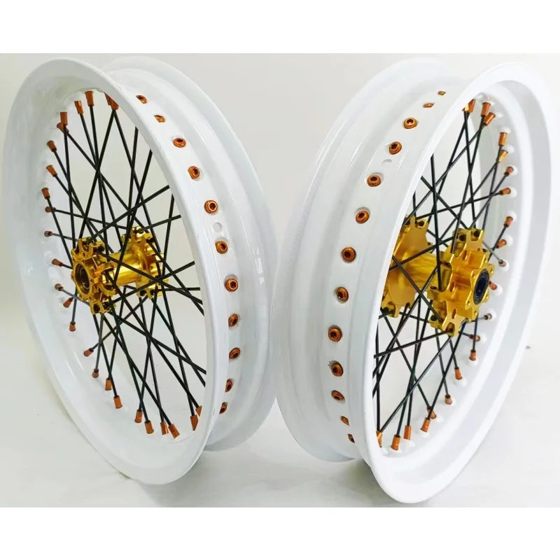 

Talaria Light Bee Wheels Set 17 Inch Supermoto Wheels Aluminum Alloy Motorcycle Wheels