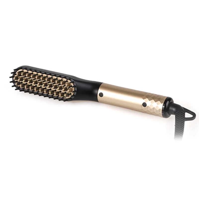 Professionelle Haar Kamm Pinsel Bart Haarglätter Multifunktionale Haar Glättung Kamm Haar Curler Schnelle Heizung Styling Werkzeuge – Detail 10