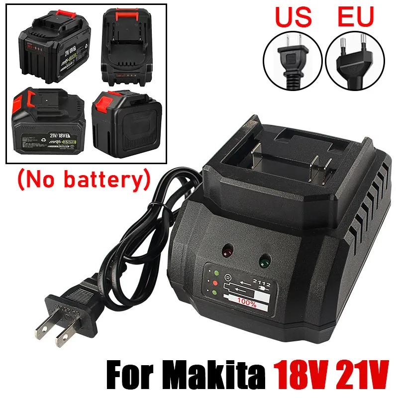 

Universal Battery Charger for Makita Model 18V 21V Li-ion BL1415 BL1420 BL1815 BL1830 BL1860 Drill Electric Tool Battery Charger